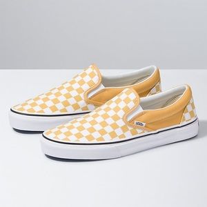 Yellow Checkered Vans